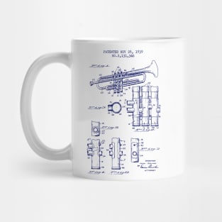 trumpet player orchestra jazz band Mug